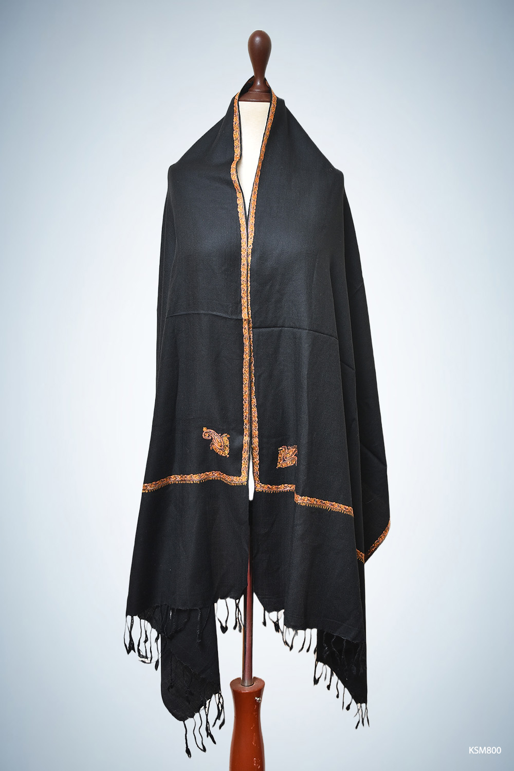 Pashmina Shawl (Jaal EMB Stole) - Kashmiri Shawl